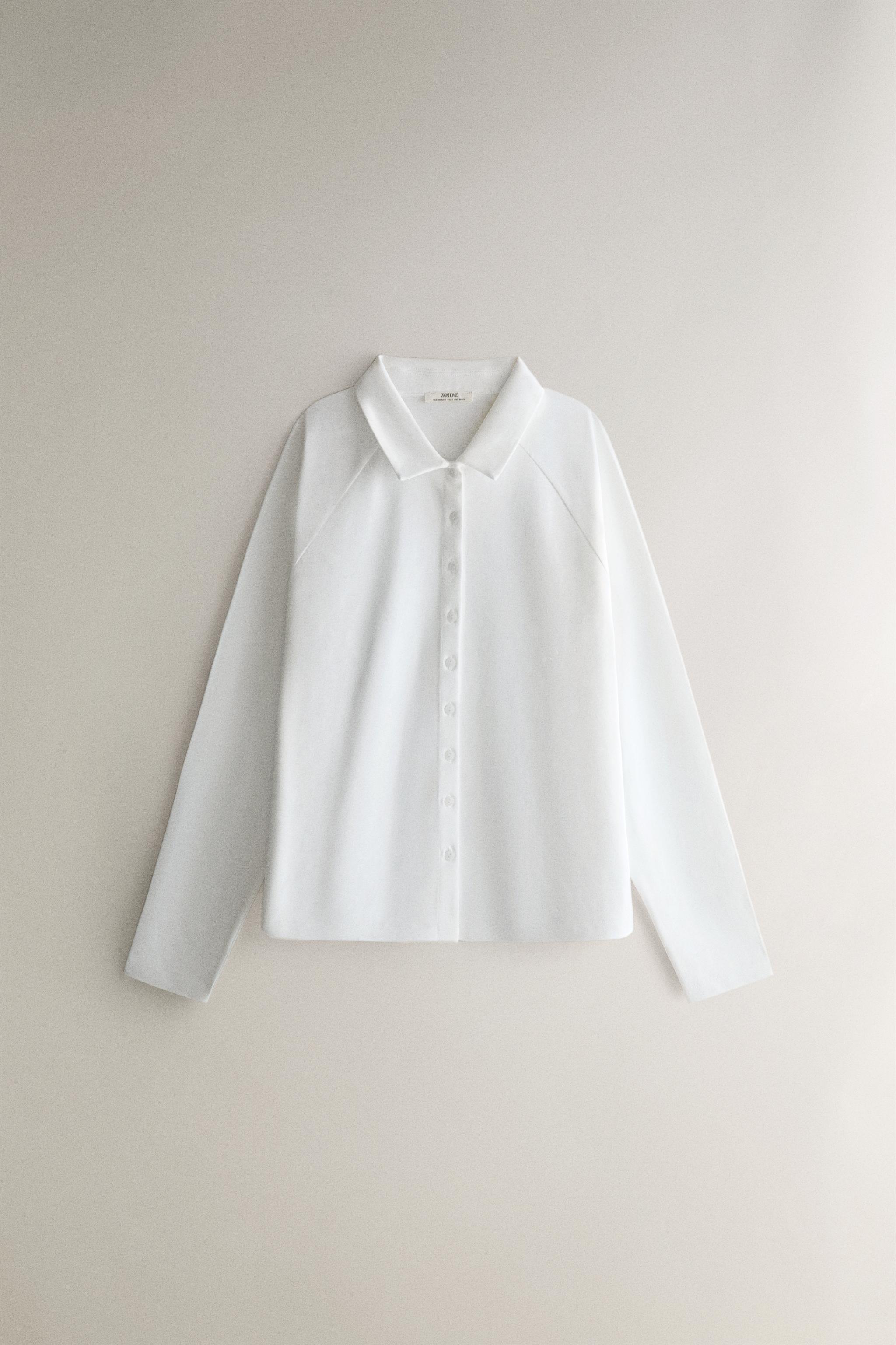 CROPPED COTTON SHIRT